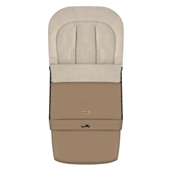 Zaffiro -  Regulowany wełniany śpiwór SleepGrow Aspen 0-36m - Latte