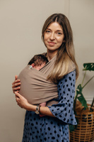 LennyLamb Stretchy/Elastic Baby Sling - Mocha (5m.)