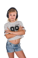 Dooky - Słuchawki ochronne Junior black 3+ (5-16l)