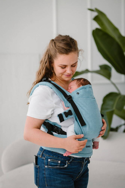 Nosidło Kavka MultiAge Pro: Aquamarine Linen