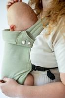 Qusy adjustable ergonomic carrier  2.0 - Olive Twill (Bamboo, Linen, Cotton)