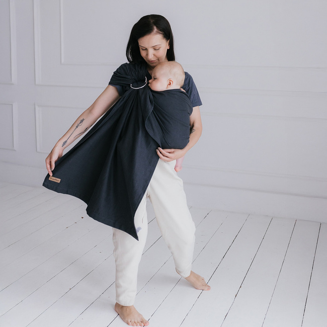 Zaffiro Ring Sling Hug Me - Roma: Anthracite