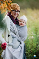 Chusta tkana Little Frog Bambusowy Howlit