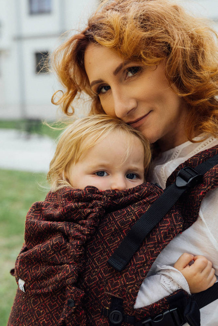 Nosidełko LennyLamb LennyUpGrade - Big Love Auburn