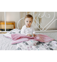 Kocyk Minky (Mądre Sowy) 80cm x 100cm