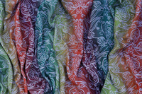 Szal Yaro Elvish Trinity Tawny Rainbow Wool