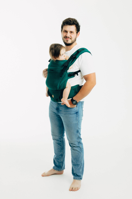 Ergonomiczne nosidełko regulowane - LennyUpGrade Pro: Mała Jodełka Szmaragd