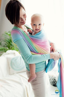 Chusta tkana Little Frog Bambusowy Turmalin