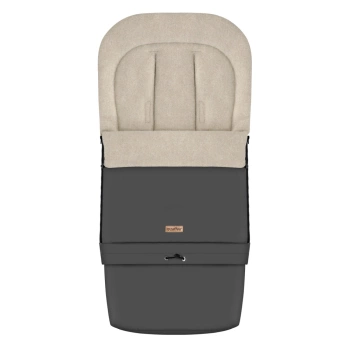 Zaffiro -  Regulowany wełniany śpiwór SleepGrow Aspen 0-36m - Anthracite