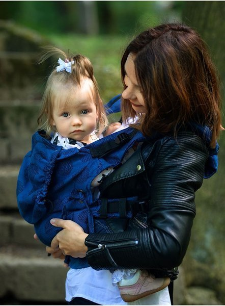 Nosidełko Kinder Hop Multi Soft: Dots Blue