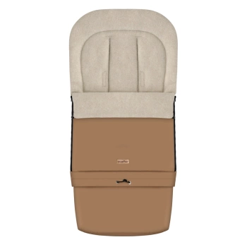 Zaffiro -  Regulowany wełniany śpiwór SleepGrow Aspen 0-36m - Toffee