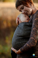 Chusta kółkowa Little Frog Lniany Cube