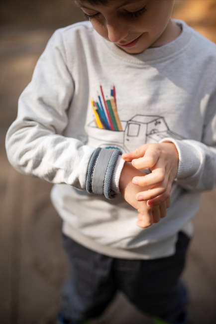 Opaska odblaskowa Kinder Hop Flash - Grafit