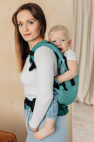 Nosidełko LennyLamb - LennyUpGrade: Jodełka Ombre Zielony