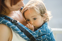 Nosidełko Kavka Multi-age petrol braid