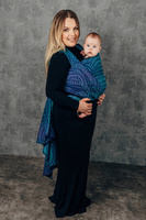 Woven wrap Lenny Lamb Peacock Tail Provance