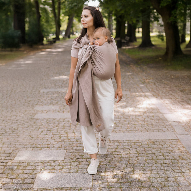 Zaffiro Ring Sling Hug Me - Roma: Latte