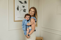 Ergonomiczne nosidełko regulowane - LennyUpGrade Pro: Polka Dots - Plot