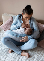 Kinder Hop Wally 3 in 1 - pillow for sleeping and breastfeeding: Blue