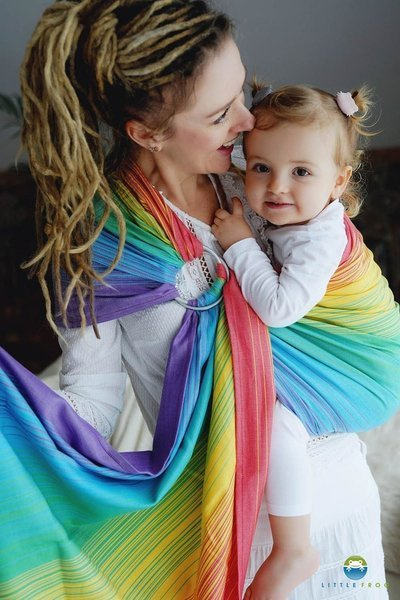 Chusta kółkowa Little Frog - Daisy Agat