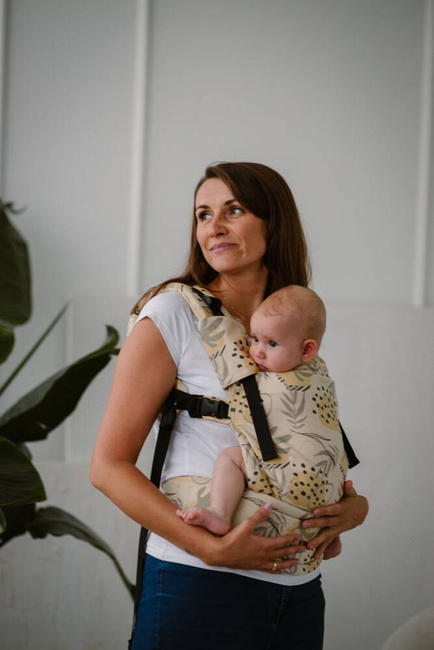 Baby carrier Kavka Multi-age: Cream Boho Print