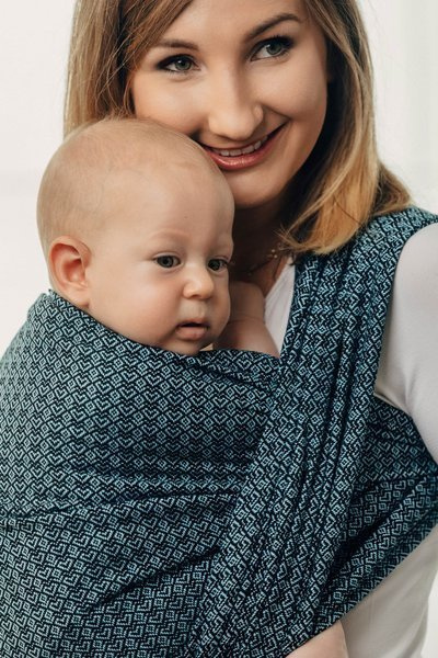 Chusta tkana LennyLamb - LittleLove Ocean Blue