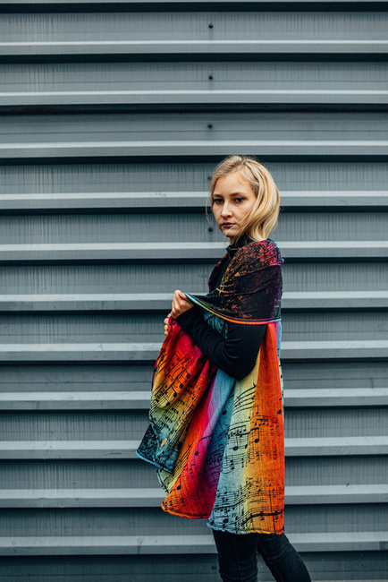 Long Cardigan LennyLamb: Symphony Rainbow Dark
