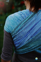 Woven wrap Little Frog - Marine Linen Wildness