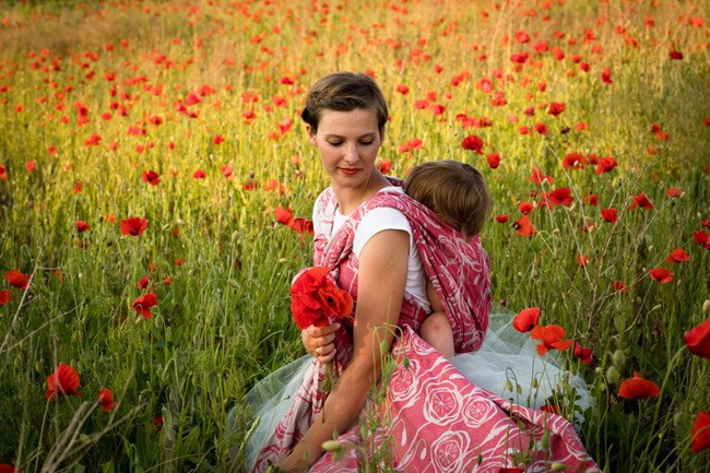 Chusta kółkowa/Ring Sling EverySlings Moonid Queen