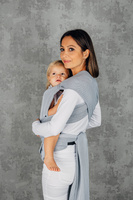 LennyHybrid Half Buckle Carrier - Little Herringbone Grey