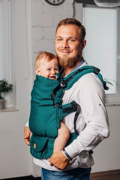 Nosidełko ergon. LennyLamb LennyUpGrade: Szmaragd