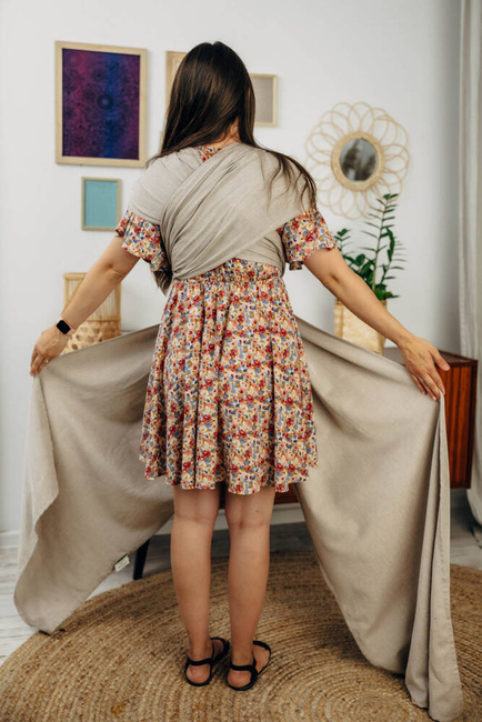 Chusta tkana LennyLamb - Peanut Butter