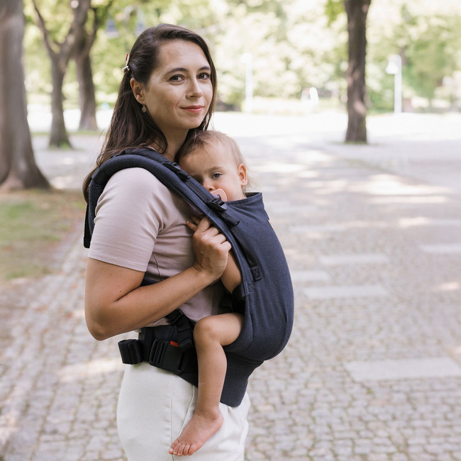 Zaffiro - baby carrier BabyGrow Roma: Anthracite