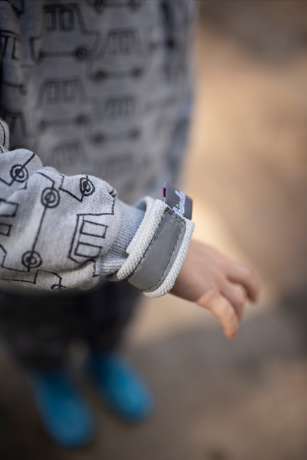 Opaska odblaskowa Kinder Hop Flash - Szary