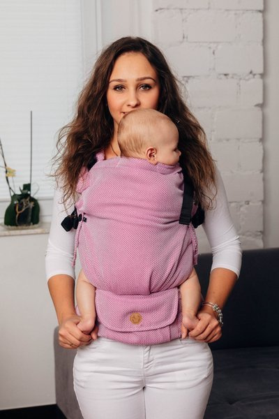 Nosidło LennyLamb: LennyUpGrade Jodełka Purpuowa