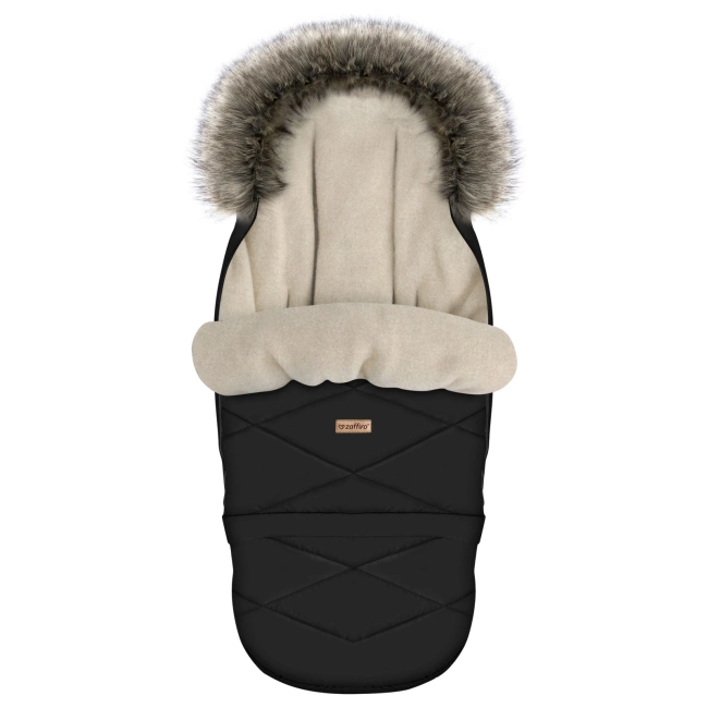 Zaffiro - Aspen GrowUp Wool Sleeping Bag - Black