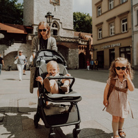 Zaffiro Wkładka do wózka Wełna premium Szara 85 cm