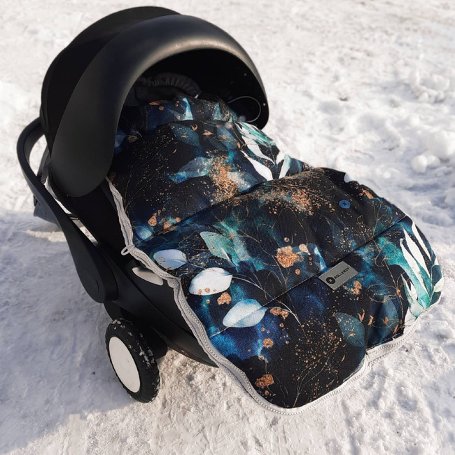 Rollersy - All-Year Footmuff - Gold Dust Black