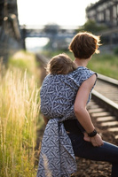 Chusta kółkowa/Ring Sling EverySlings fLOVEr Dark