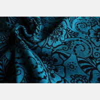 Chusta tkana Yaro Slings - Ava Contra Black-Blue Glam
