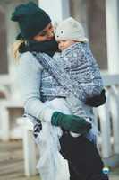 Chusta tkana Little Frog Black Glow