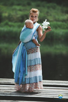 Chusta tkana Little Frog Bambusowy Euklaz