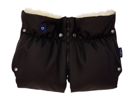 2w1 Premium Stroller Hand Muff - Black Color