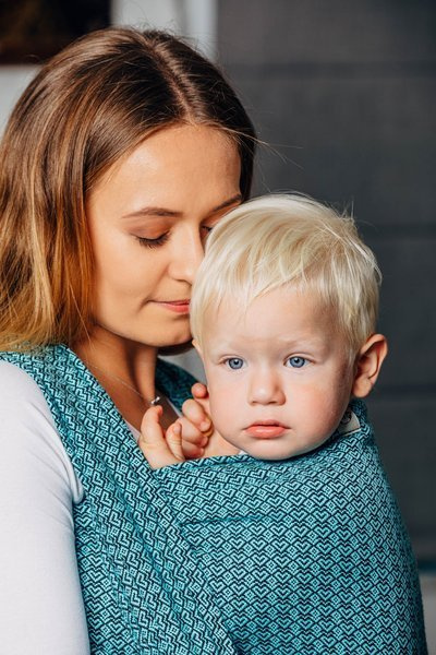 Chusta tkana LennyLamb - Little Love Amazonit