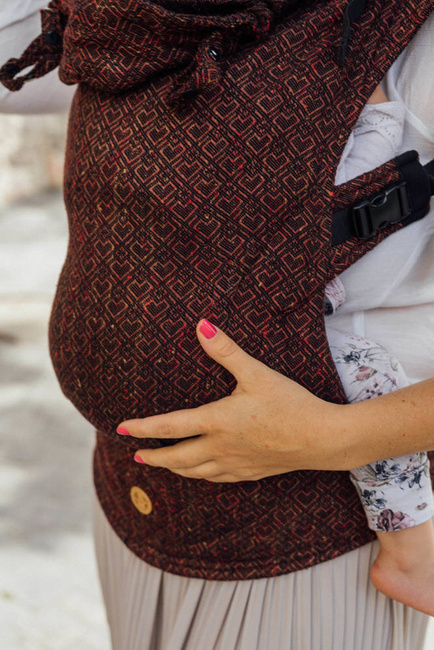 Nosidełko LennyLamb LennyGo - Big Love Auburn