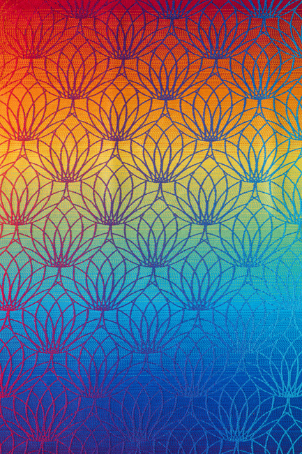 LennyLamb Baby carrier: LennyUpGrade: Rainbow Lotus