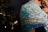 Woven wrap Sensimso Slings - Romantica Snowflake