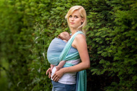 Chusta kółkowa EverySlings Babyheart Bayberry Tencel