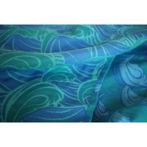 Chusta tkana Yaro Ocean Ultra Aqua Blue Seacell 