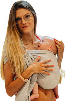 LennyLamb Water Ring Sling - Grey Mesh